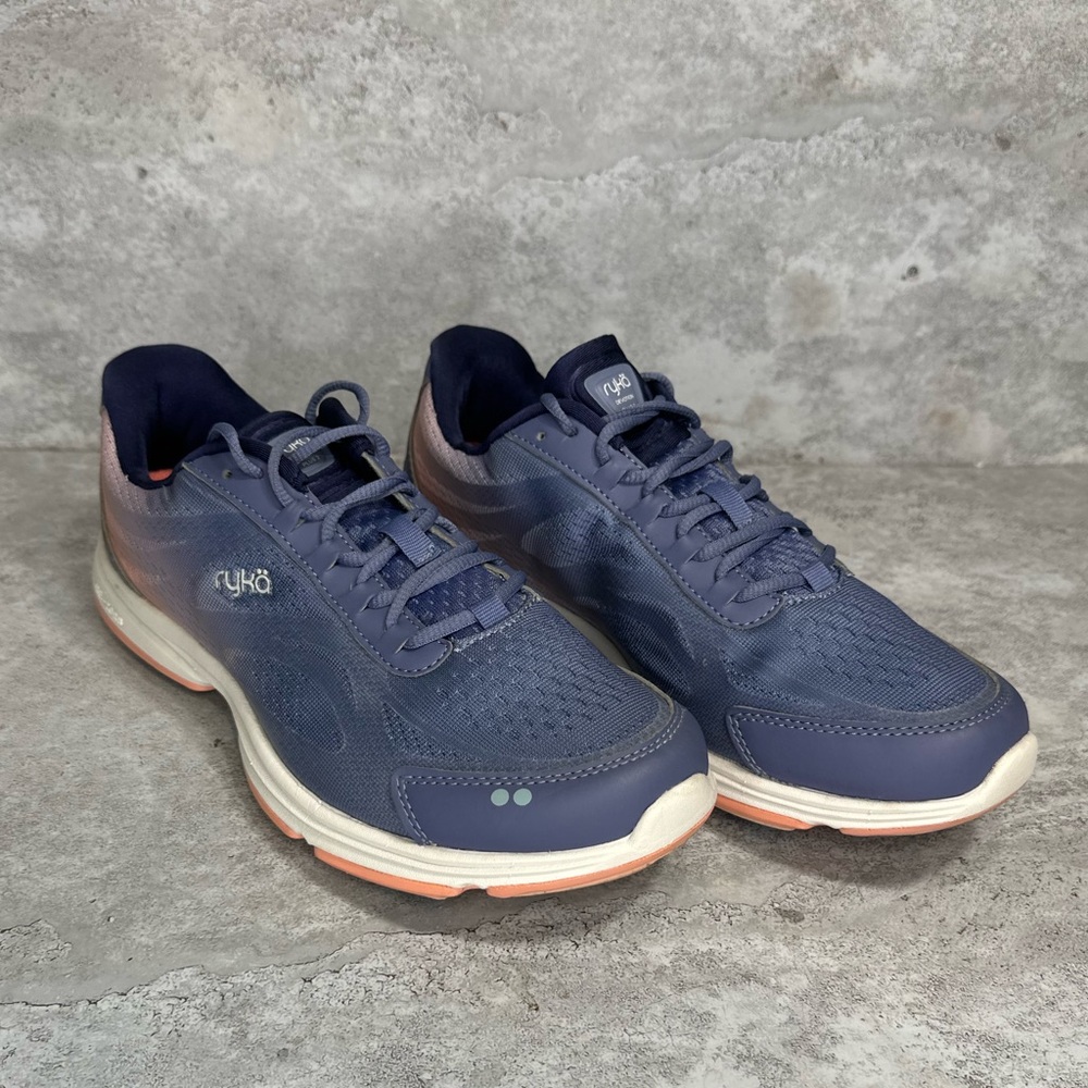 Ryka 12W Blue and Pink Sneakers Modern Mesh Design - Picture 5 of 7